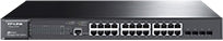 JetStream 24-Port Gigabit L2 Managed PoE+ Switch with 4 SFP Slots, Stock# T2600G-28MPS