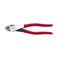 Klein Tools D243-8 High Leverage 8" Diagonal Cutting Pliers Stripping Holes, Stock# D243-8