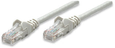 INTELLINET/Manhattan 345590 Network Cable, Cat5e, UTP 0.5 ft. (0.15 m), Grey (40 Packs), Stock# 345590