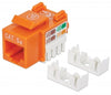 INTELLINET IKJ-C5U-PD-OR, Cat5e Keystone Jack ORANGE, Stock# 210577