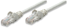 INTELLINET/Manhattan 319973 Network Cable, Cat5e, UTP 50 ft. (15.0 m), Grey (50 Packs), Stock# 319973