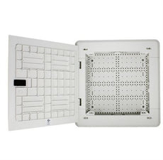 Suttle MXE-15E-1XM 15" MediaMAX wiring panel (empty) with hinged vented cover, Stock# MXE-15E-1XM