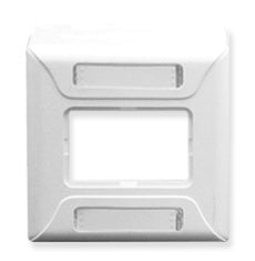 ICC MOUNTING BOX, EURO STYLE, 1-PORT, WHITE Stock# IC108CE1WH