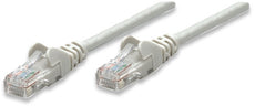 INTELLINET/Manhattan 320627 Network Cable, Cat5e, UTP 100 ft. (30.0 m), Grey (10 Packs), Stock# 320627