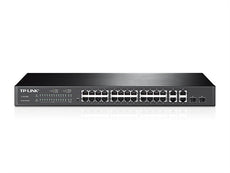 TP-LINK 24-Port 10/100Mbps + 4-Port Gigabit Smart Switch, Stock# TL-SL2428
