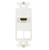 ICC INSERT, DECOREX, 2-PORT, HDMI, WHITE Stock# IC107DH2WH