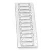 ICC PATCH PANEL ICON, VOICE, WHITE, 12PK Stock# ICMPPICVWH