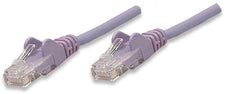 INTELLINET/Manhattan 453516 Network Cable, Cat5e, UTP 50 ft. (15.0 m), Purple (20 Packs), Stock# 453516