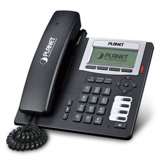 PLANET VIP-2020PT Enterprise HD POE IP Phone,  SIP2.0/IAX2, HD Voice, 128*48 LCD, 2 SIP Lines, ,PoE, BLF, QoS, VPN, STUN, DND, Caller ID, Auto Provision, TR069, up to 5 Expan. Module, Stock# VIP-2020PT