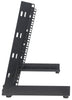 INTELLINENT 19 Inch Desktop Open Frame Rack, 8U, Black, Flatpack, Part# 714648
