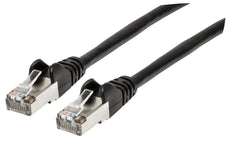 Intellinet Cat6a S/FTP Patch Cable, 7 ft., Black, IEC-C6AS-BK-7, Part# 741538