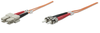 Intellinet Fiber Optic Patch Cable, Duplex, Multimode 25 m (82 ft.), Orange, Part# 751247