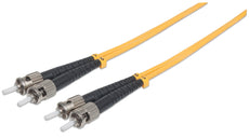 INTELLINET Fiber Optic Patch Cable, Duplex, Single-Mode, Part# 751254