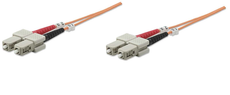 Intellinet Fiber Optic Patch Cable, Duplex, Multimode 751360