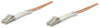 INTELLINET Fiber Optic Patch Cable, Duplex, Multimode (50 ft.), Orange, Part# 751391