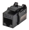 INTELLINET IKJ-C6-BKEZ FastPunch Cat6 Keystone Jack UTP, Black, Part# 772280