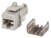 Intellinet FastPunch Cat6 Keystone Jack UTP, Gray, Part# 772303