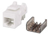 INTELLINET IKJ-C6-WEZ FastPunch Cat6 Keystone Jack UTP, White, Part# 772310