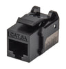 Intellinet IKJ-C6A-BKEZ BLACK FastPunch Cat6a Keystone Jack, UTP, Part# 772327