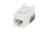 Intellinet IKJ-C6A-WEZ FastPunch Cat6a Keystone Jack UTP, White, Part# 772358