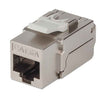 Intellinet IKJ-C6AS-EZ FastPunch Cat6a Keystone Jack FTP, Gray, Part# 772365