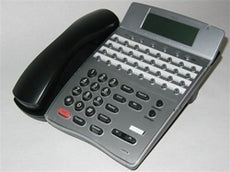 DTH-32D-1 (BK) / NEC Electra Elite 32 Button Display Black Phone (Part# 780079) Refurbished