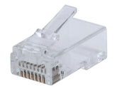 INTELLINET IMP-C6-FT100 100-Pack FastCrimp Cat6 RJ45 Modular Plugs, Part# 791090