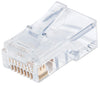 INTELLINET 100-Pack Cat5e RJ45 Modular Plugs Pro Line, Part# 790512