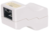 Intellinet Locking Cat5e Inline Coupler, White, Part# 790819