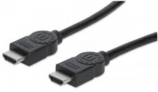 Manhattan 323215 High Speed HDMI Cable with Ethernet, 2 m (6.6 ft.), Stock# 323215