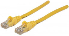 INTELLINET/Manhattan 347471 Network Cable, Cat5e, UTP 1 ft. (0.3 m), Yellow (10 Packs), Stock# 347471