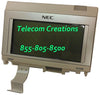 NEC UX5000 Backlit Display Unit for DG-12e - DG-24e terminals (WH) ~ Stock# 0910118 ~ NEW