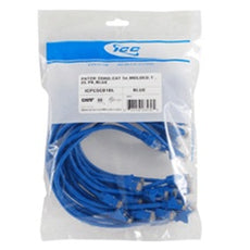 ICC PATCH CORD,CAT 5e,MOLDED,3', 25 PK,BLUE Stock# ICPCSC03