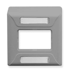 ICC MOUNTING BOX, EURO STYLE, 1-PORT, GRAY Stock# IC108CE1GY