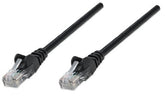 INTELLINET/Manhattan 736091 Network Cable, Cat5e, UTP 1 ft. (0.3 m), IEC-C5-BK-1, Black (50 Packs), Stock# 736091