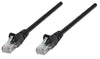 INTELLINET/Manhattan Network Cable, Cat5e, UTP 1 ft. (0.3 m), Black (10 Packs), IEC-C5-BK-1, Stock# 736091