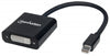 Manhattan Active Mini-DisplayPort to DVI-I Dual-Link Female, Black Adapter, Stock# 152549
