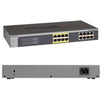 NETGEAR JGS516PE-100NAS ProSafe Plus, 16-Port Gigabit Switch with PoE, Stock# JGS516PE-100NAS