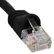 ICC PATCH CORD, CAT 5e, MOLDED BOOT, 1' BK Stock# ICPCSJ01BK