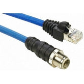 PLANET CB-M12RJ-10 4-Pin D-Coding M12 Male to RJ-45 Ethernet Cable, 10 meters, Stock# CB-M12RJ-10