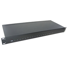19 inch 12V DC Rackmount Power Supply, 18 Ports, Screw Type, 10 Amps, Stock# PD15338