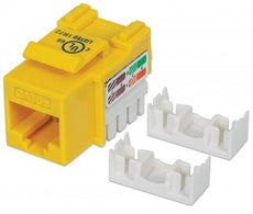 INTELLINET IKJ-C5U-PD-YE, Cat5e Keystone Jack YELLOW, Stock# 210133