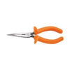 Klein Tools 6" Insulated Standard Long-Nose Pliers - Side-Cutting Stock# D203-6-INS