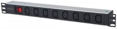 Intellinet 19" 1U Rackmount 8-Output C13 Power Distribution Unit (PDU), Stock# 163620