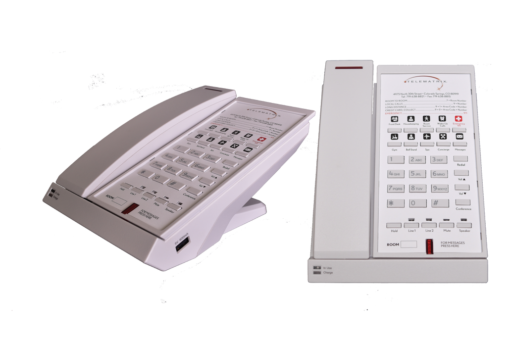 Telematrix 9702IP-MWD, 9700 Series USB 2.4GHz – VoIP Cordless Phone, 2 Line, Cool Gray, Part# 97V52324S10DU3