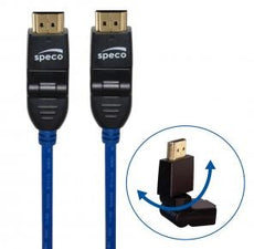 SPECO HDSW15 15' 360 Degree Swivel HDMI Cable - Male to Male, Stock# HDSW15