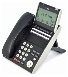 NEC ITL-12D-1 (BK) - DT730 - 12 Button Display IP Phone Black (Stock# 690002 ) Refurbished