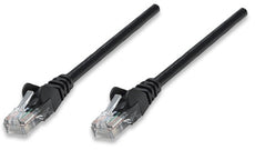 INTELLINET/Manhattan 320795 Network Cable, Cat5e, UTP 50 ft. (15.0 m), Black (30 Packs), Stock# 320795