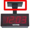 Valcom V-BDM12-S 12" Clock Double Mount Bracket, Plastic, Stock# V-BDM12-S