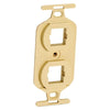 Suttle 2-Port Mounting Frame For Duplex Electrical Faceplate